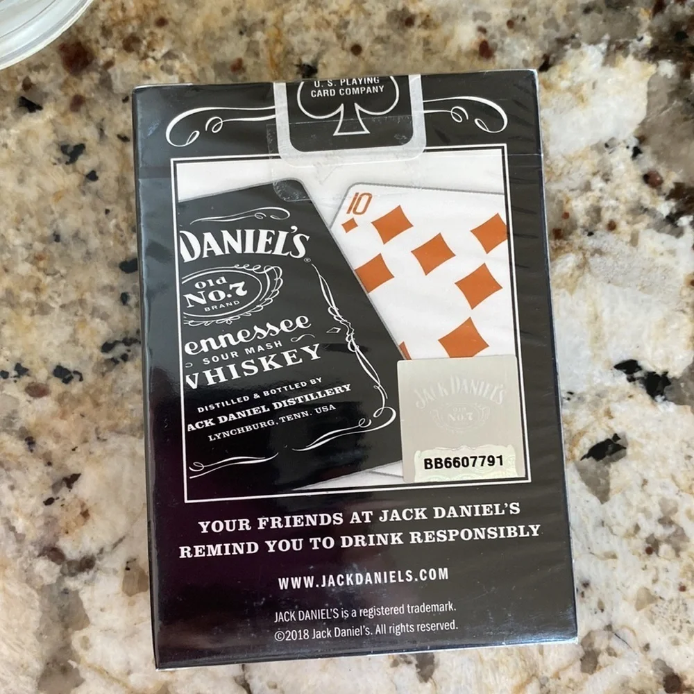 Jack Daniels gifting set - JD rocks tumbler glass wear and set of‎ playing cards
